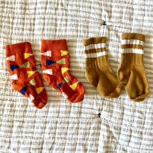 Bobo Choses baby sock and Collegien pair